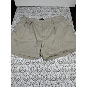 Vintage Polo Ralph Lauren Andrew Shorts Men's 40 Chino Pleated Beige‎ Preppy